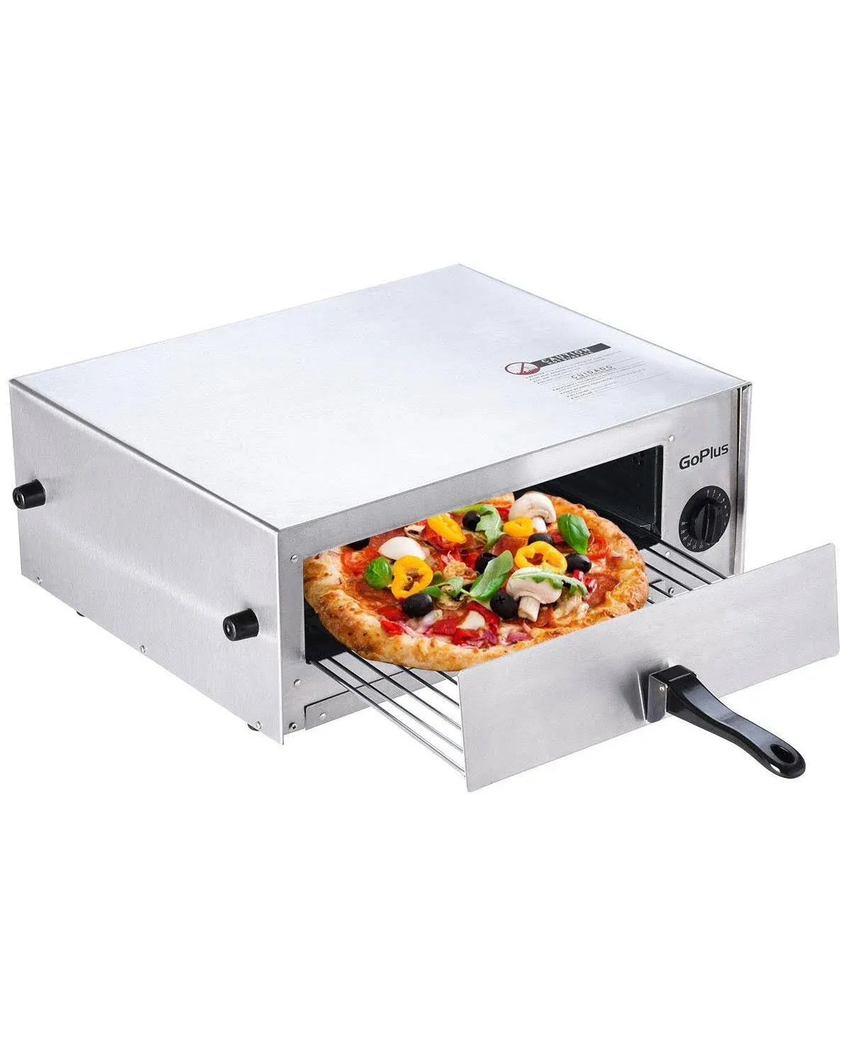 Costway Kitchen Commercial Pizza Oven Stainless Steel Pan