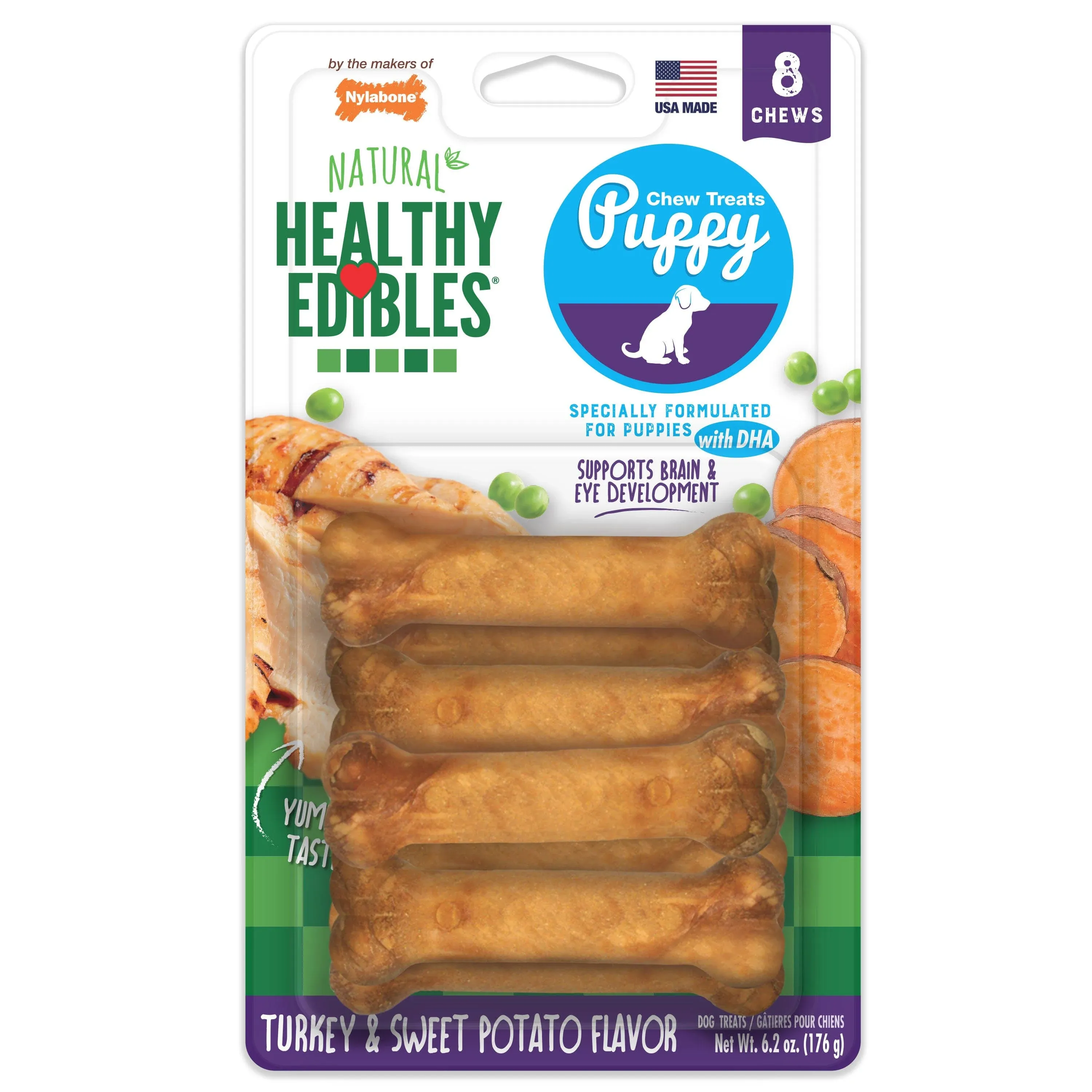 Nylabone Healthy Edibles Puppy Sweet Potato & Turkey