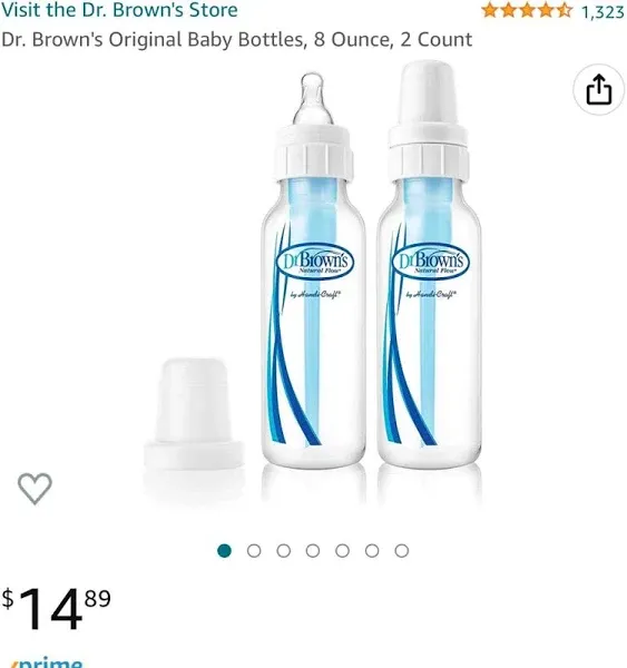 NEW - (5) Dr. Brown Bottles Natural Flow Anti-Colic &amp; Insulated Bottle Bag