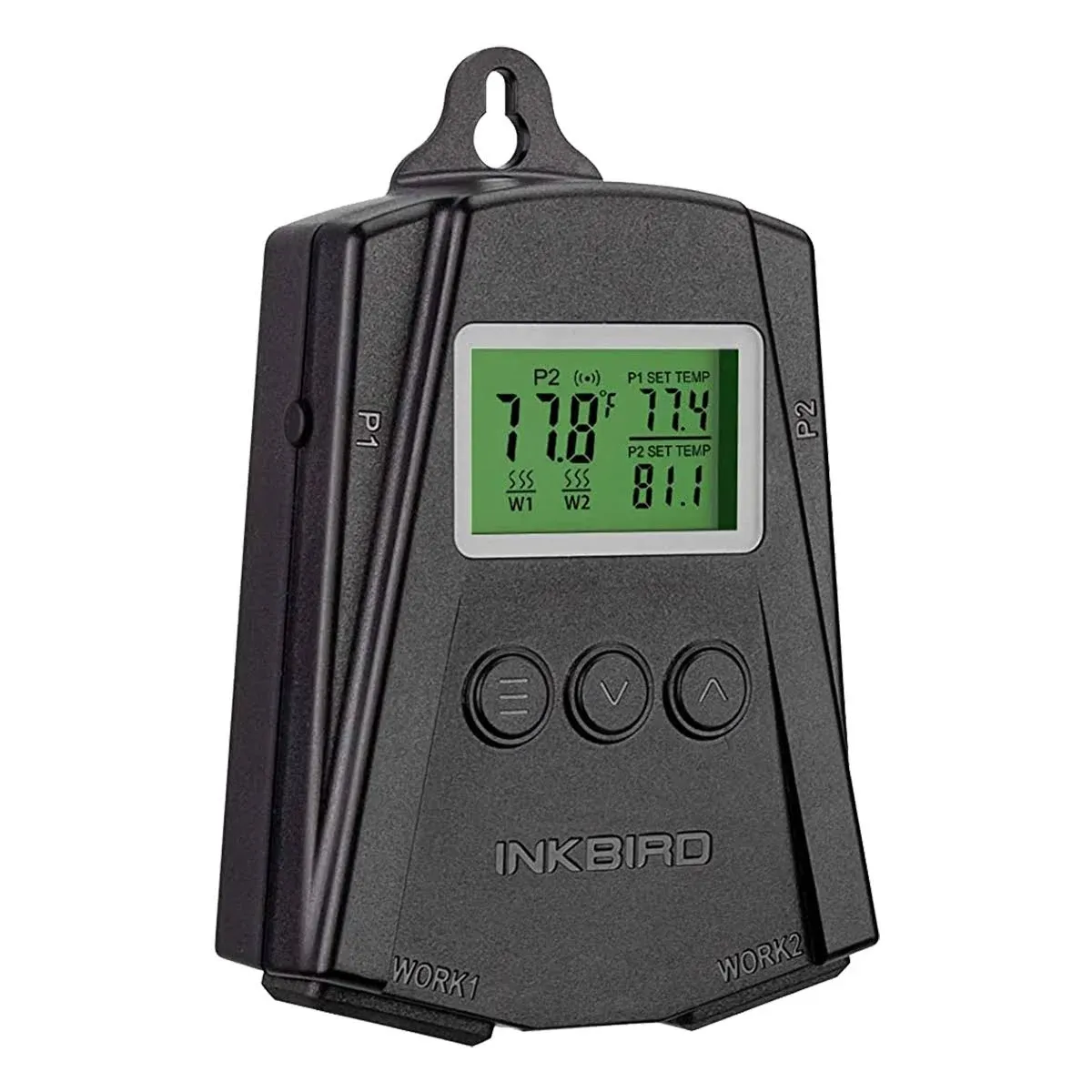 Inkbird US Inkbird Digital Temperature Controller w/ 2 Probes & Outlets IPT-2CH, 1 Controller