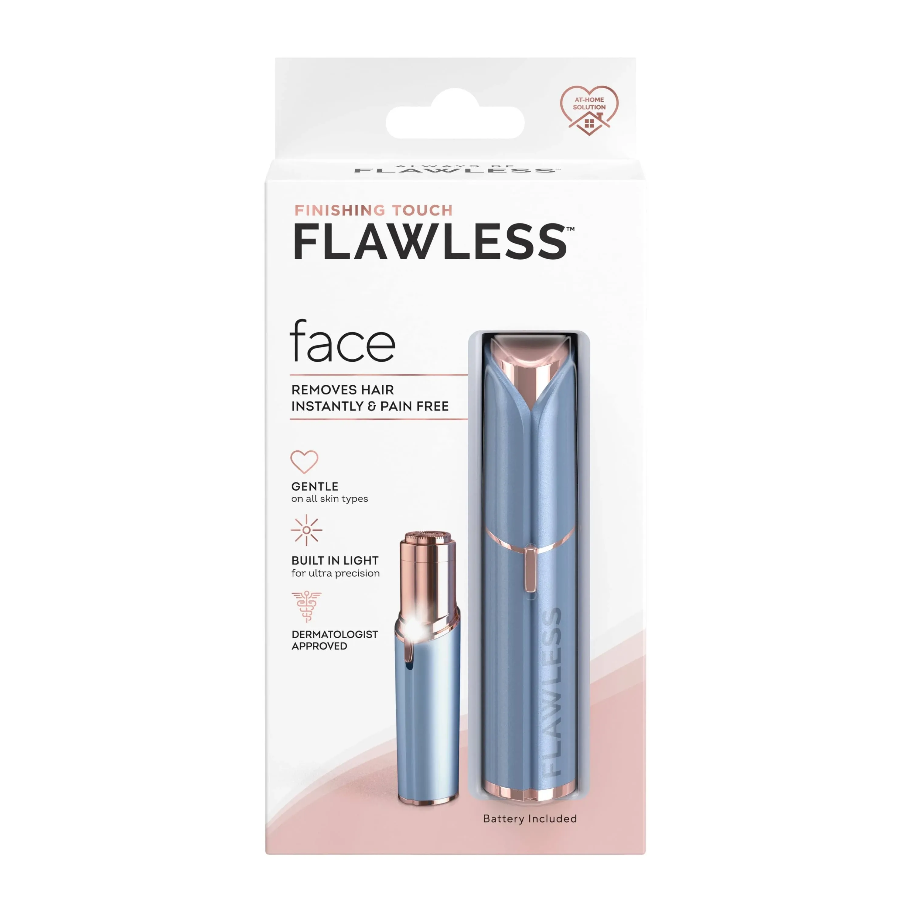 Finishing Touch Flawless Facial Hair Remover Parisian Blue