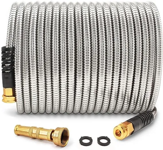 Cesun 50ft 304 Stainless Steel Garden Hose