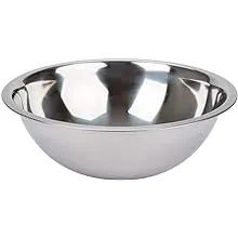 4 Quart Stainless Steel Mixing Bowl, Polished Mirror Finish Nesting Bowl