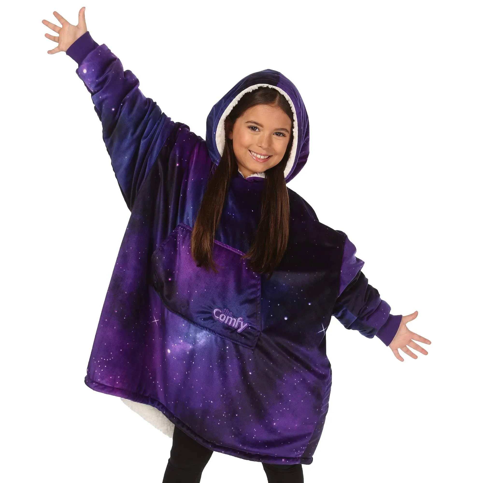 The Comfy Original Kids Wearable Blanket – Galaxy