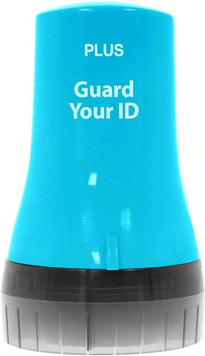 The Original Guard Your ID Wide Advanced Roller 2.0 Identity Theft Prevention Security Stamp Purple