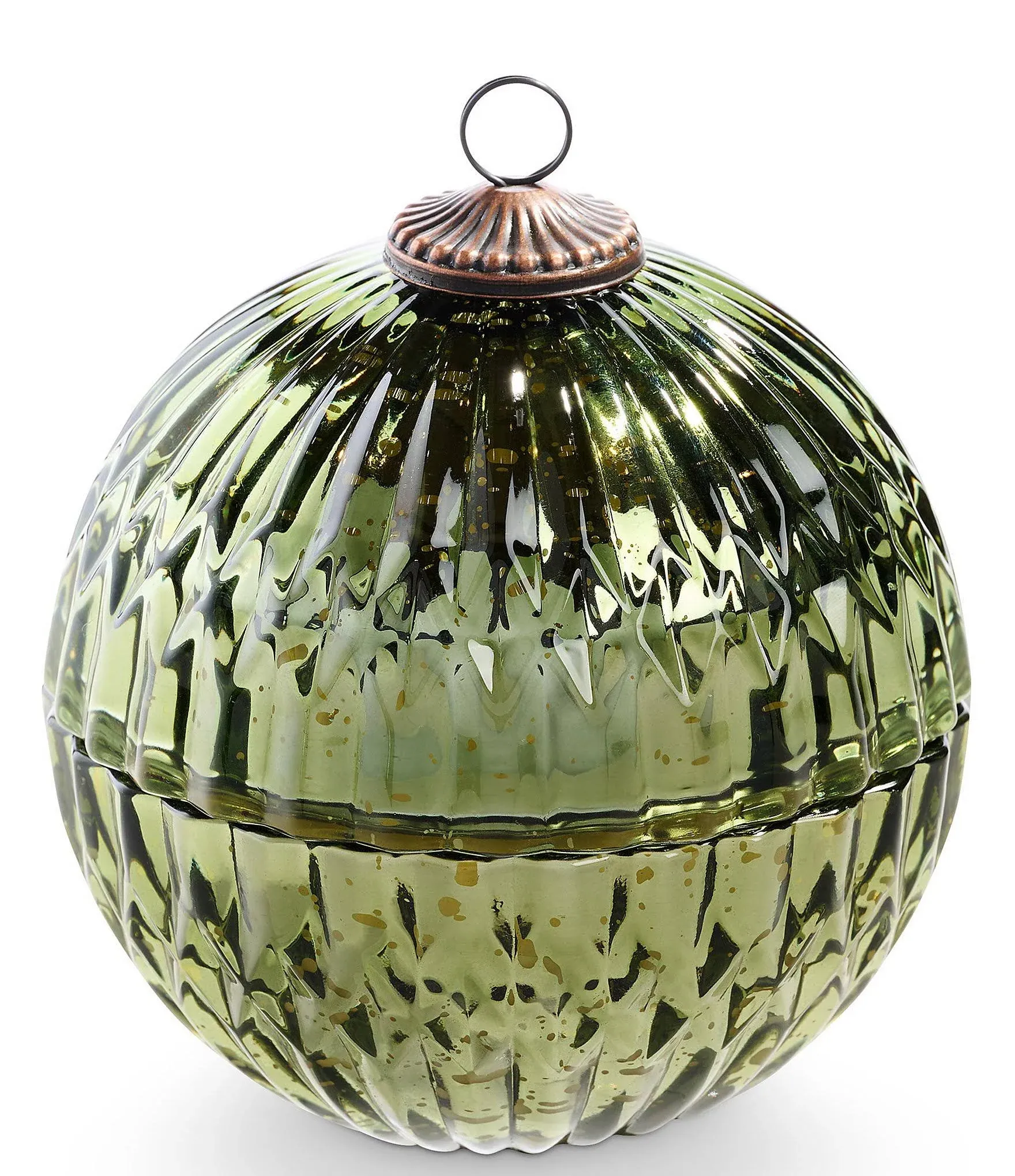 Illume Mercury Ornament Candle, Red, Balsam & Cedar