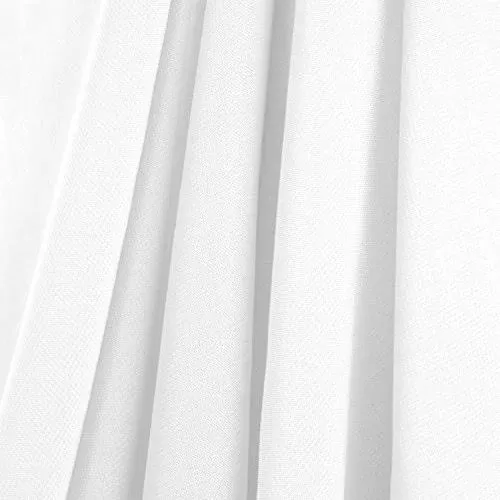 Ak-trading 58" x 120" White Chiffon Drapes Panels for Wedding Events & Decor ...