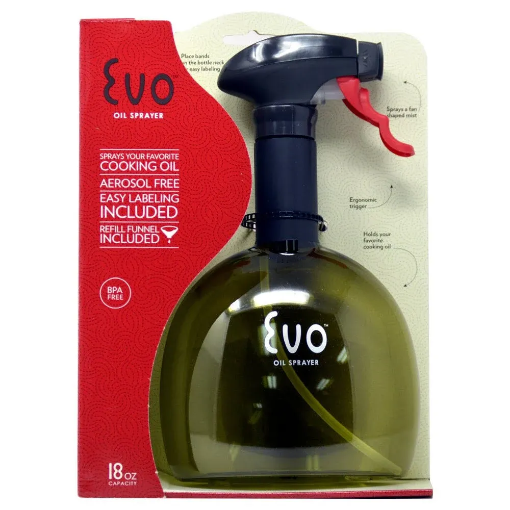 Evo Oil Sprayer Bottle, 18 oz Blue