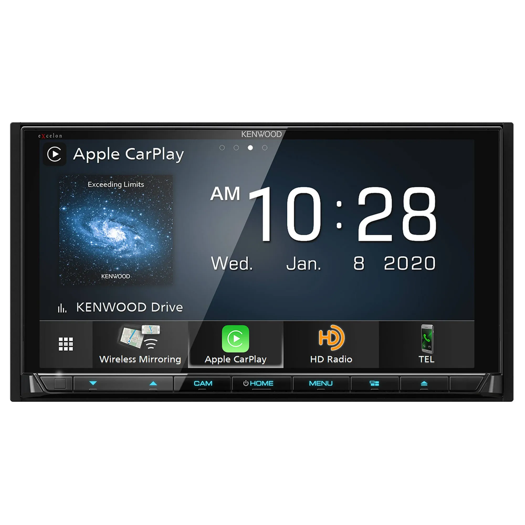 Kenwood Excelon DDX9907XR 6.8" DVD CarPlay Receiver