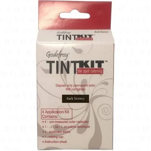 Godefroy 4 Applications Tint Kit Dark Brown