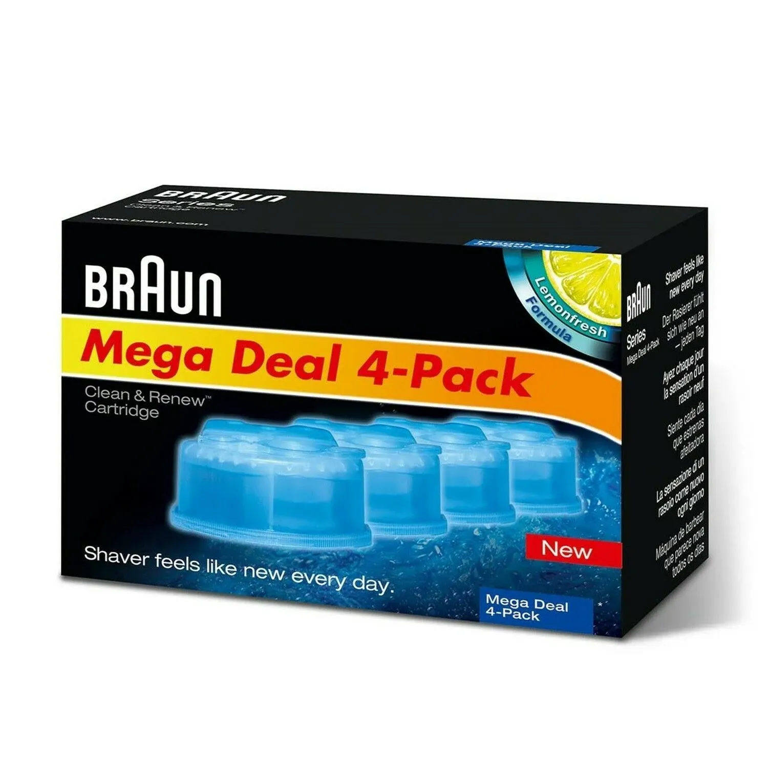 Braun Clean & Renew Refill Cartridges 6 Pack