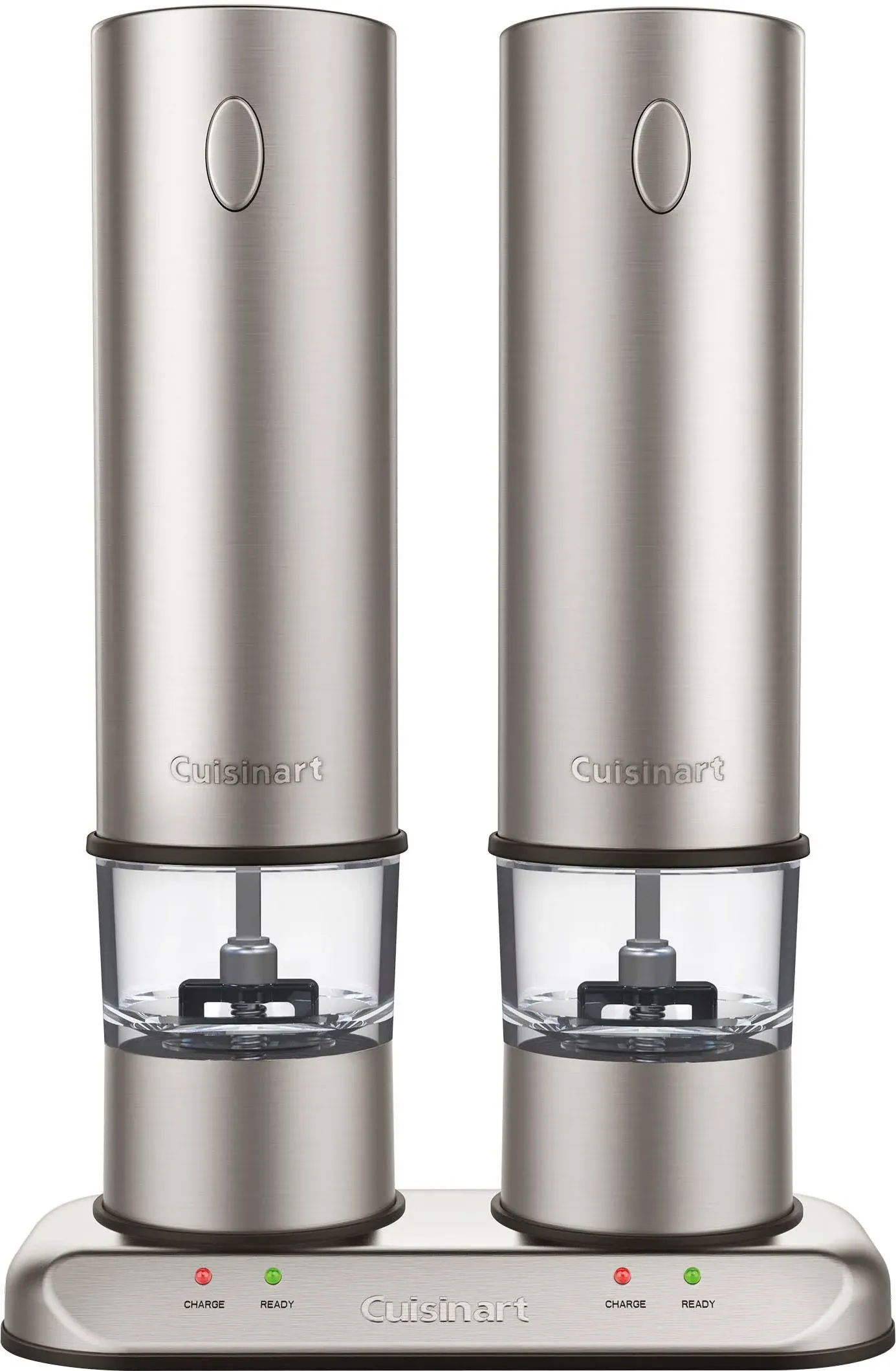 Cuisinart Rechargeable Electric Salt & Pepper Mill Set in Brushed Stainless Steel