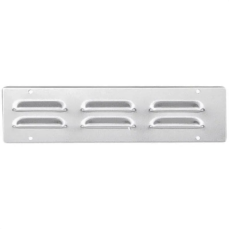 BBQGuys Signature 3 x 12 Stainless Steel Island Vent, Silver