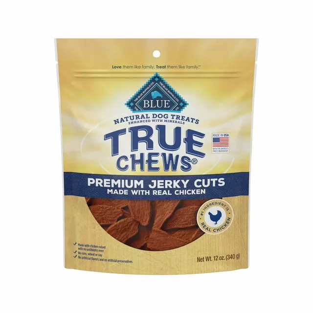 Blue Buffalo True Chews Premium Jerky Cuts Chicken Dog Treats