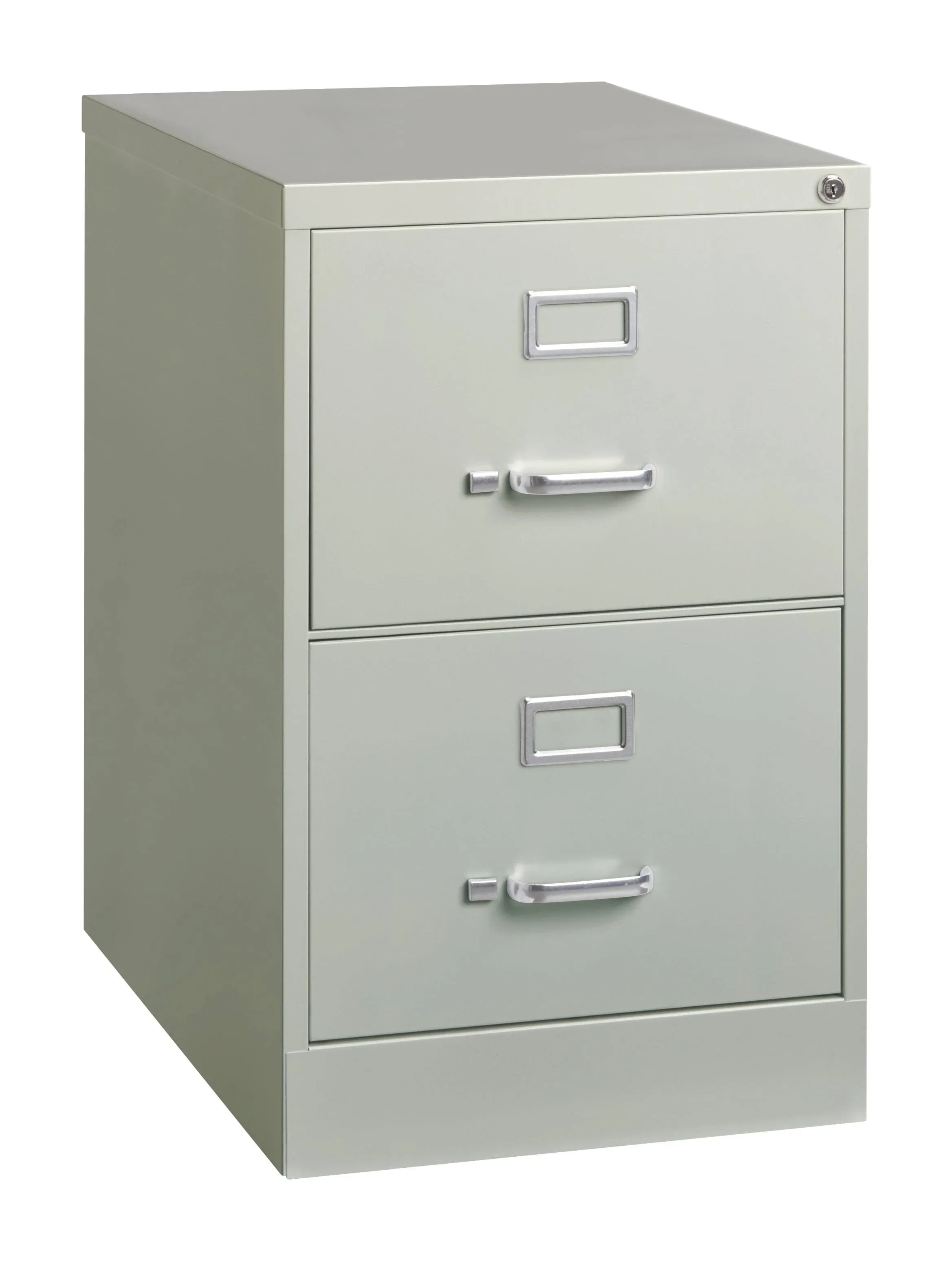 Hirsh 26.5-in Deep 2 Drawer Legal Width Vertical File Cabinet Light Gray