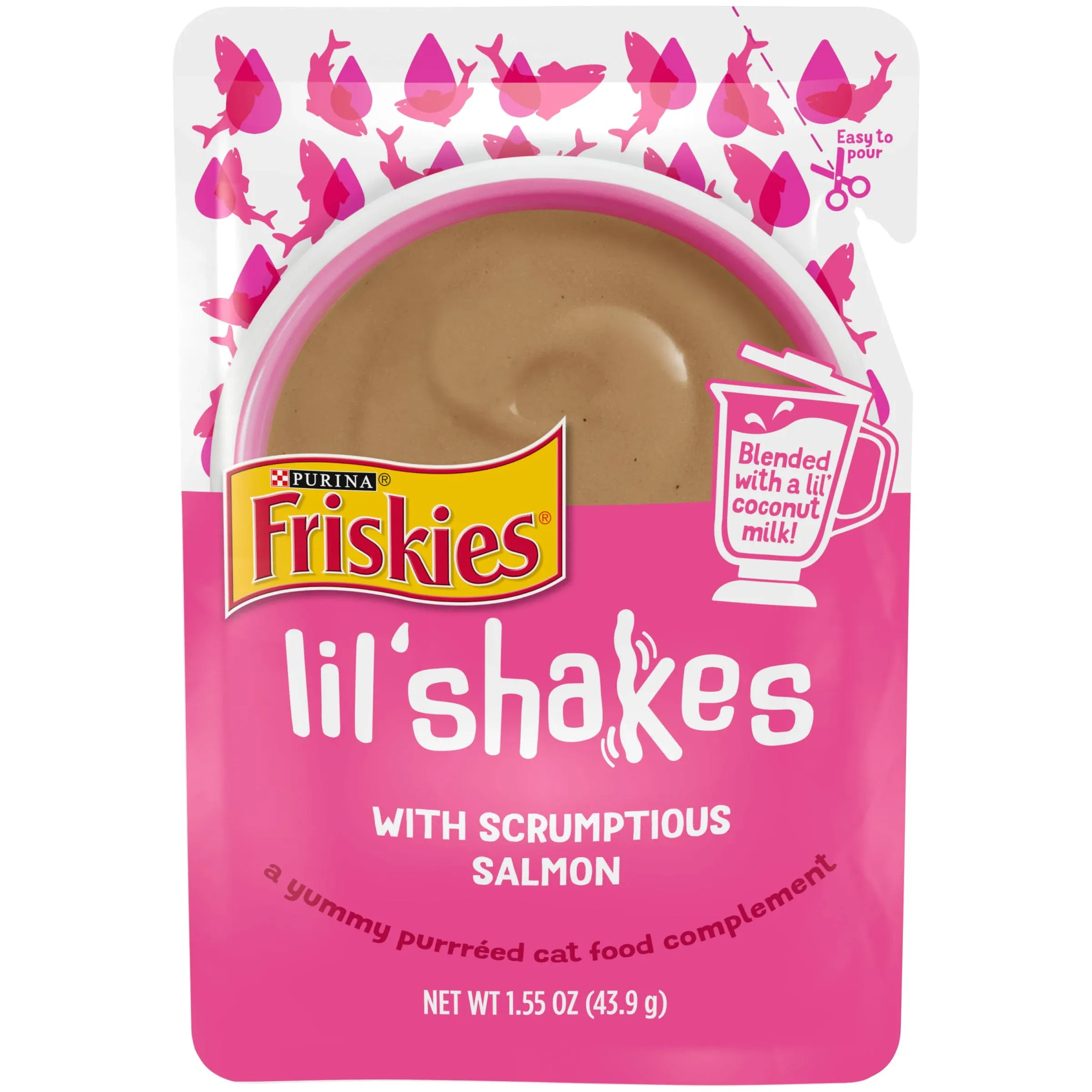 Friskies Lil Shakes Salmon Wet Cat Food