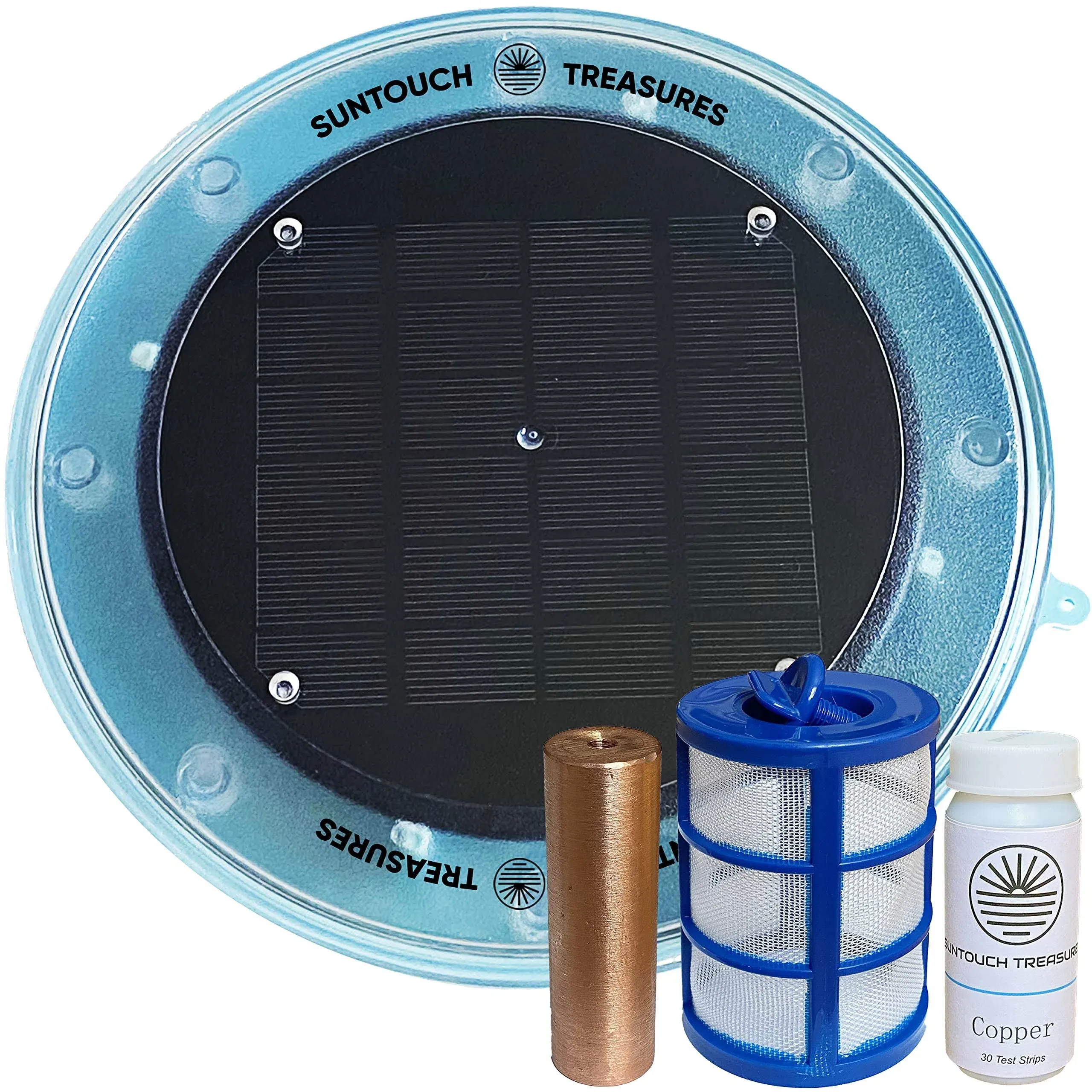 SunTouch Treasures Solar Pool Ionizer - Floating Water Cleaner and Purifier Keeps ...