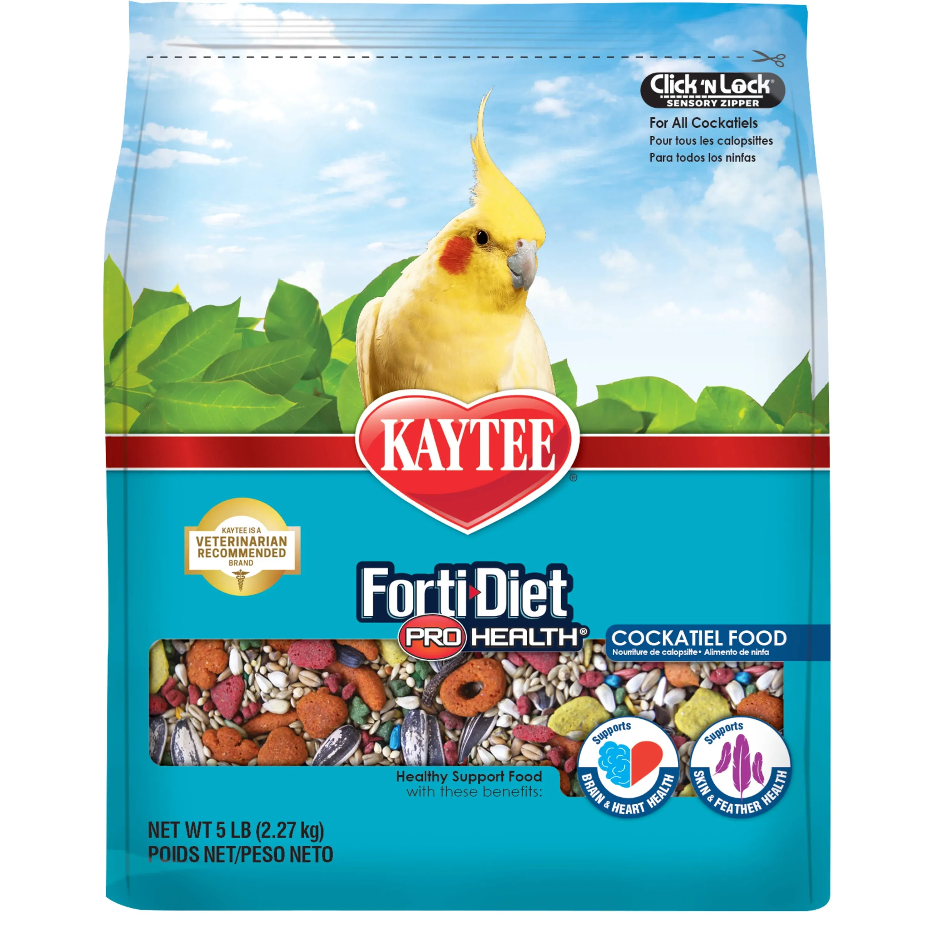 Forti-Diet Pro Health Pet Cockatiel Food, 5 Lb