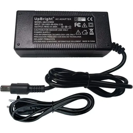 UpBright AC Adapter Compatible with Westinghouse iGen200s iGen300s iGen600s Portable Power Station 300 600 1200 Peak 194Wh 296Wh 592Wh Li-ion Battery Solar Generator Juyuanhai JYH4Z-1900342-BY Charger