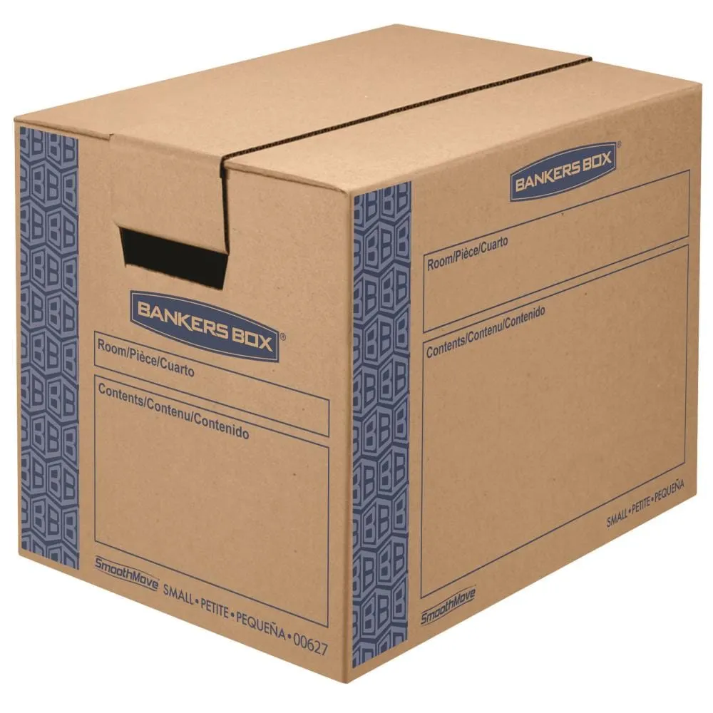 BOX USA Moving Boxes 9"L x 6.5"W x 2.75"H Small 100-Pack | Corrugated Cardboard Box for Packing, Moving and Storage