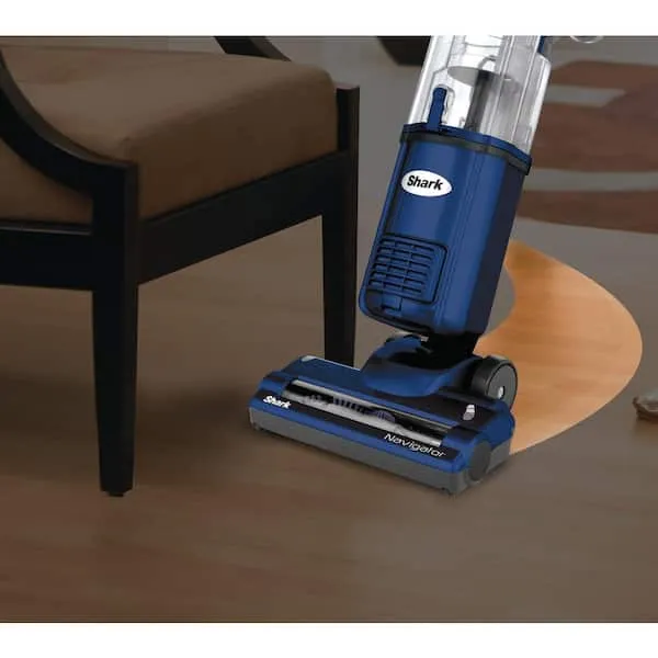 Shark Navigator Lightweight Bagless Corded Upright Vacuum for Hard Floors and Area Rugs in Blue NV105