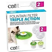 Catit Triple Action Fountain Filter (2 Pack)