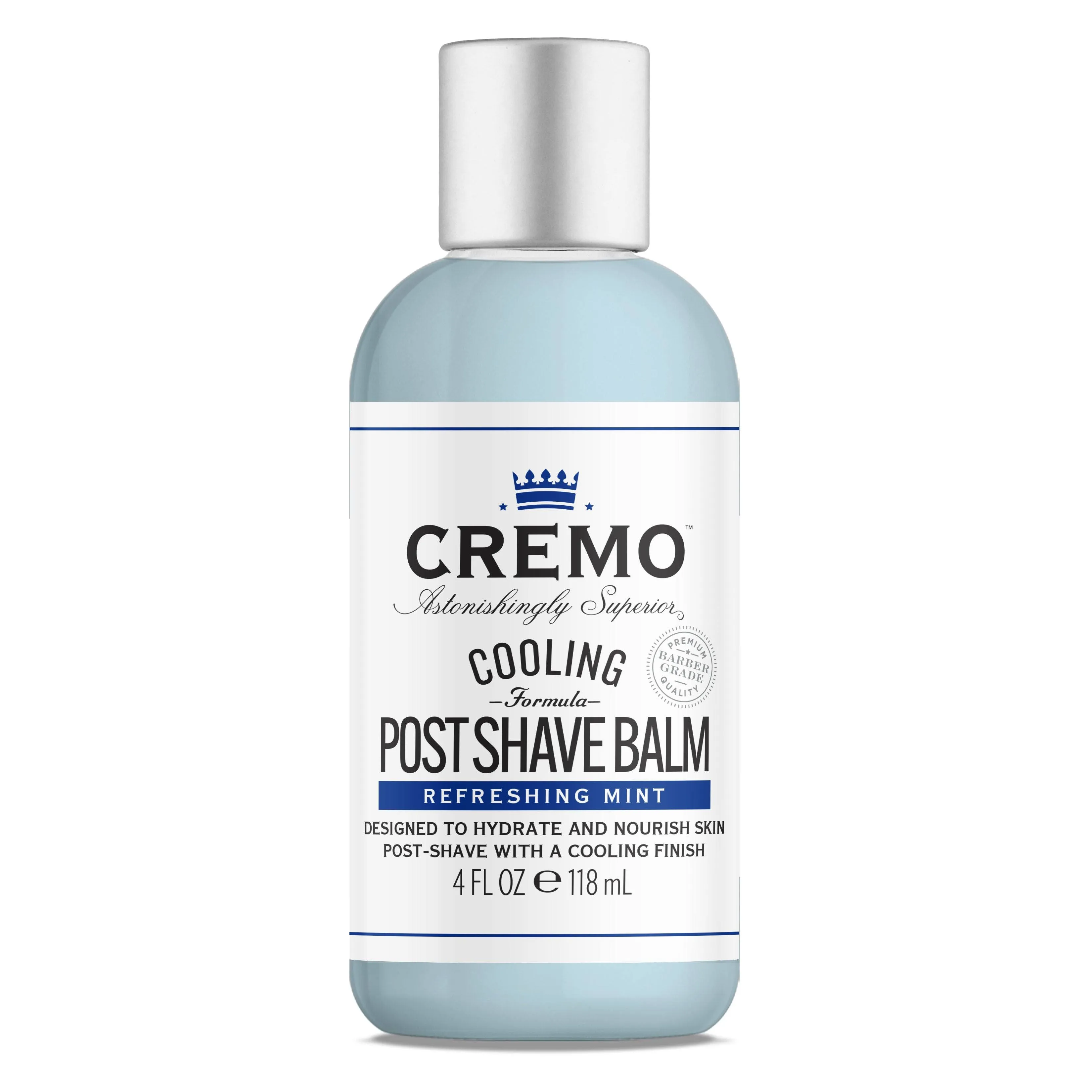 Cremo Post Shave Balm, Cooling Formula, Refreshing Mint - 4 fl oz