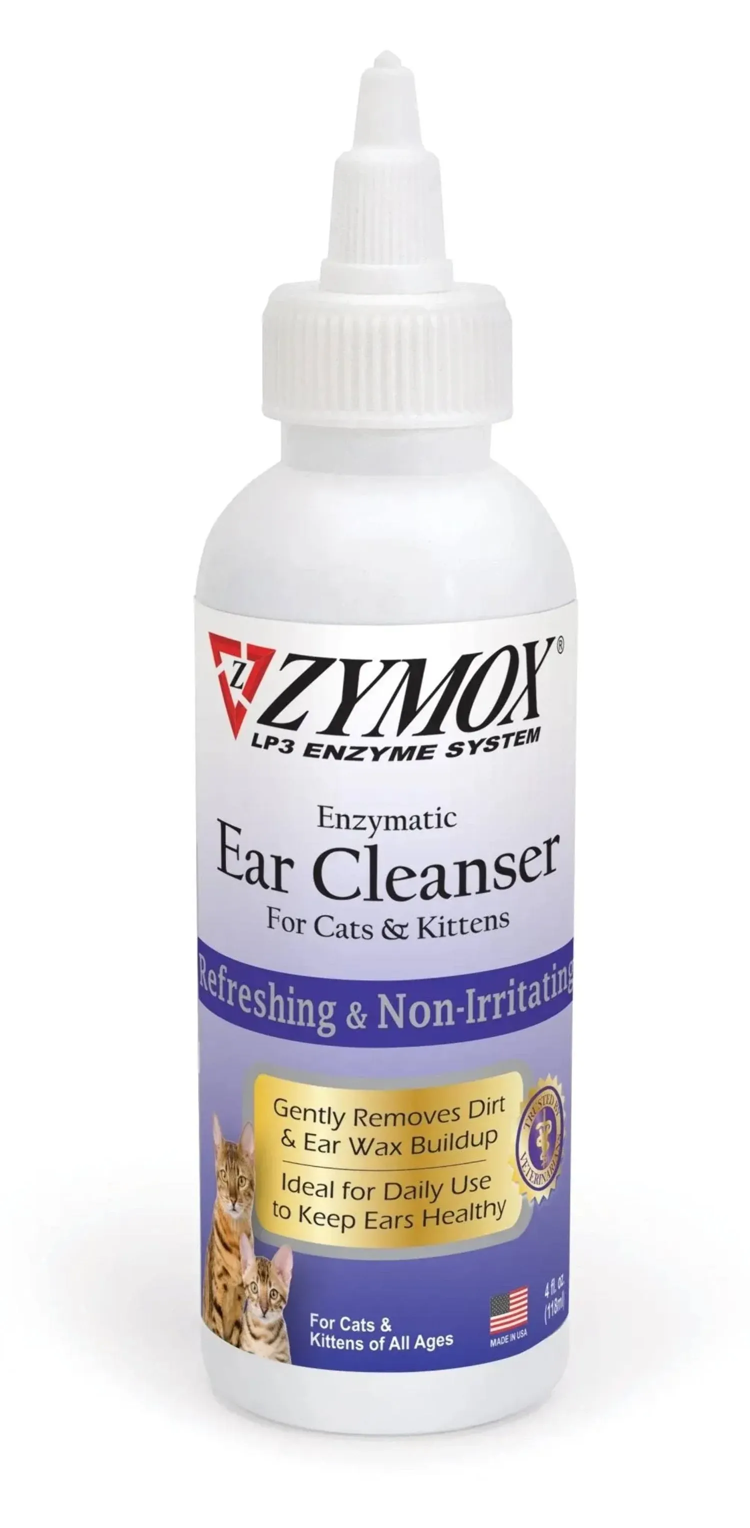 Zymox Ear Enzymatic Cleanser for Cats & Kittens