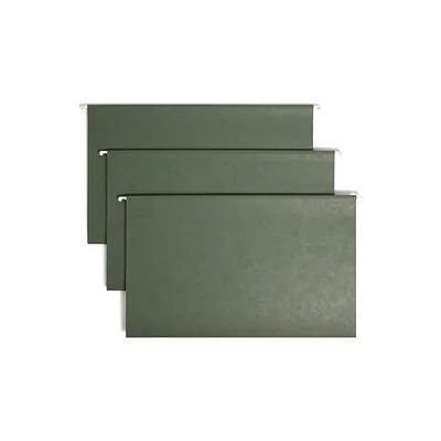 Smead Hanging Folders, Legal size, 1/3-Cut Tab, Standard Green, 25/Box