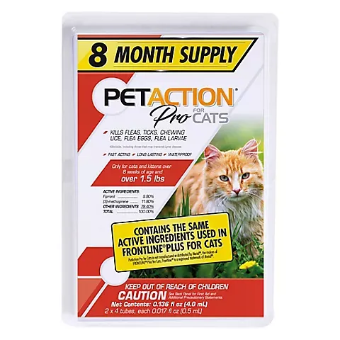 PetAction Plus for Cats Flea & Tick Treatment