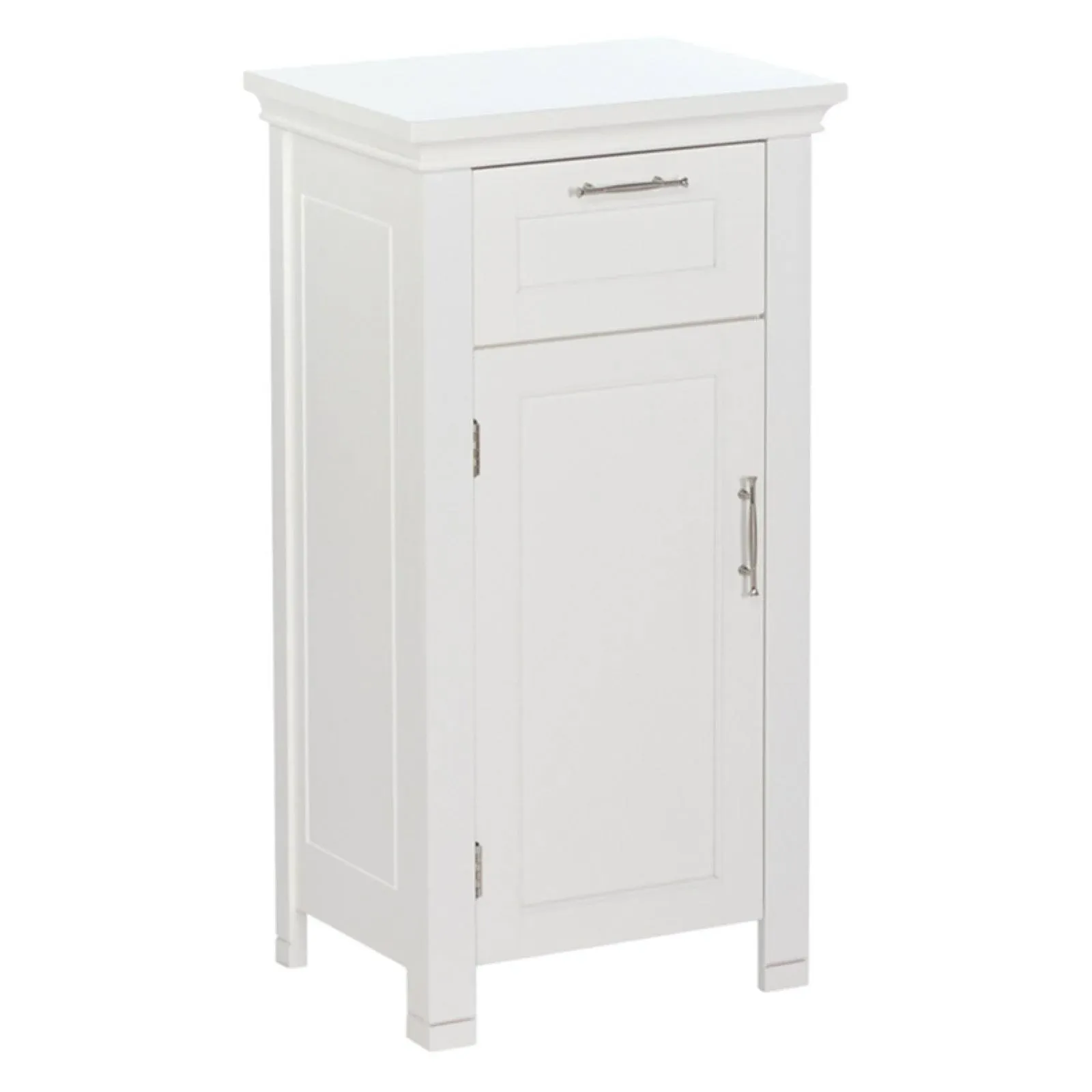 RiverRidge 06-037 Somerset Single Door Floor Storage Cabinet, White