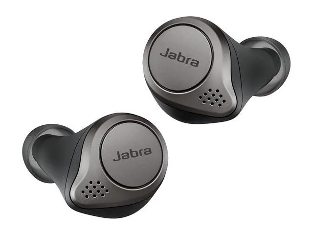 Jabra Elite 75t Voice Assistant Enabled True Wireless earbuds with Charging Case