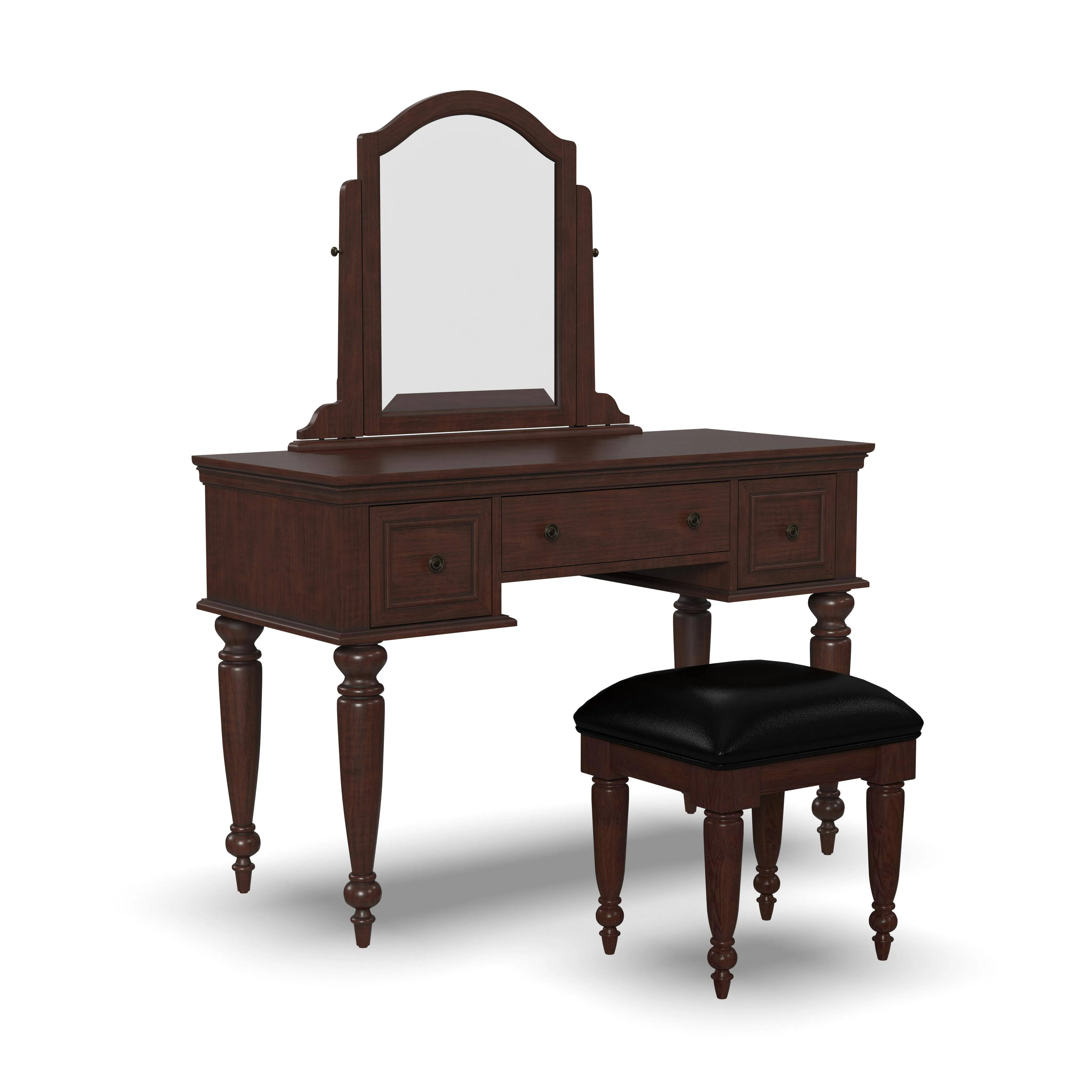 Lafayette Vanity & Bench - Cherry