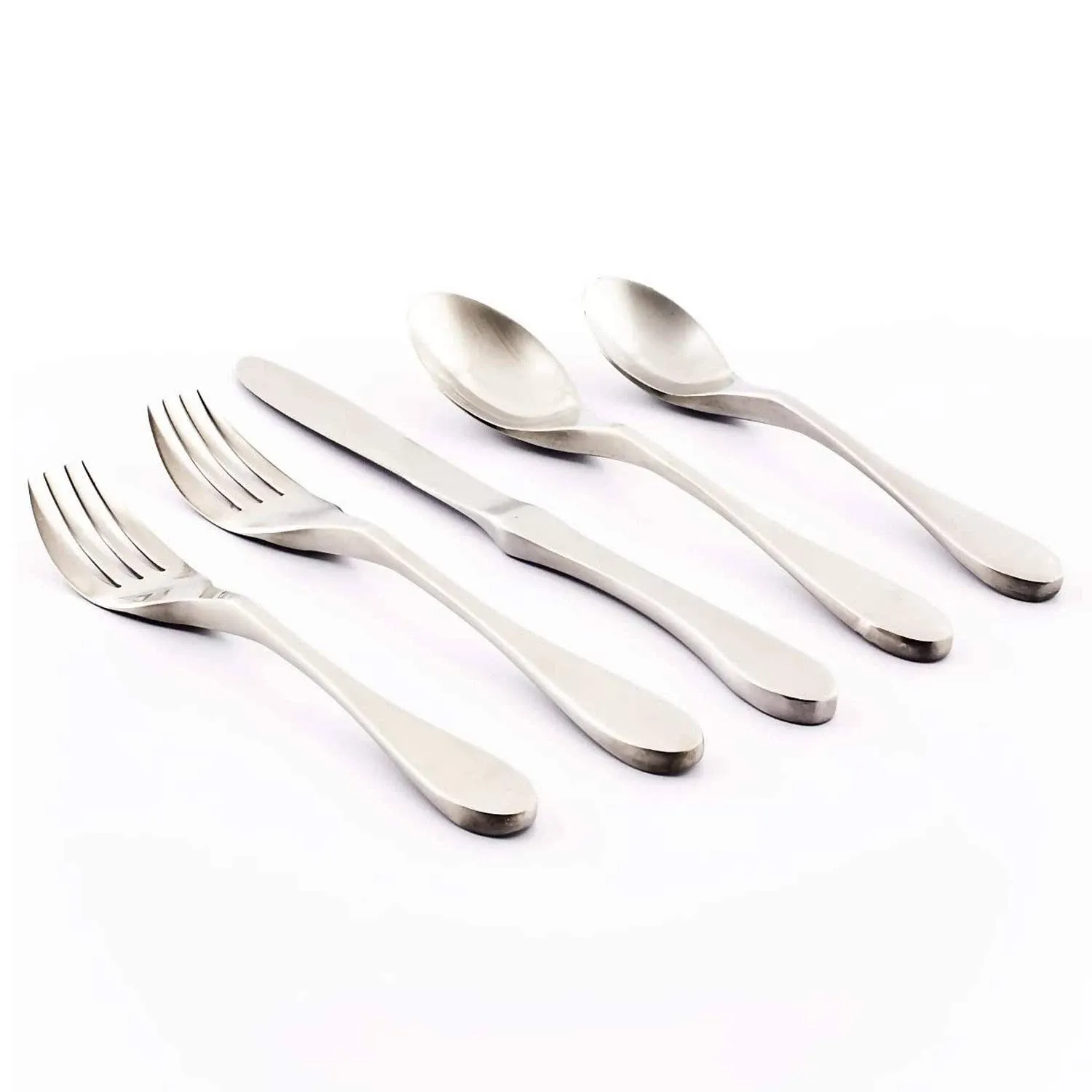 Premium Stainless Steel Silverware Utensil Flatware Cutlery 5 Piece Setting