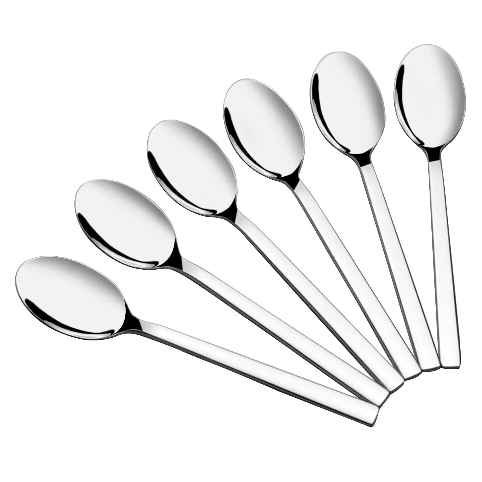 Innouse 12 Pieces Dinner Soup Spoons Stainless Steel Table Spoon R