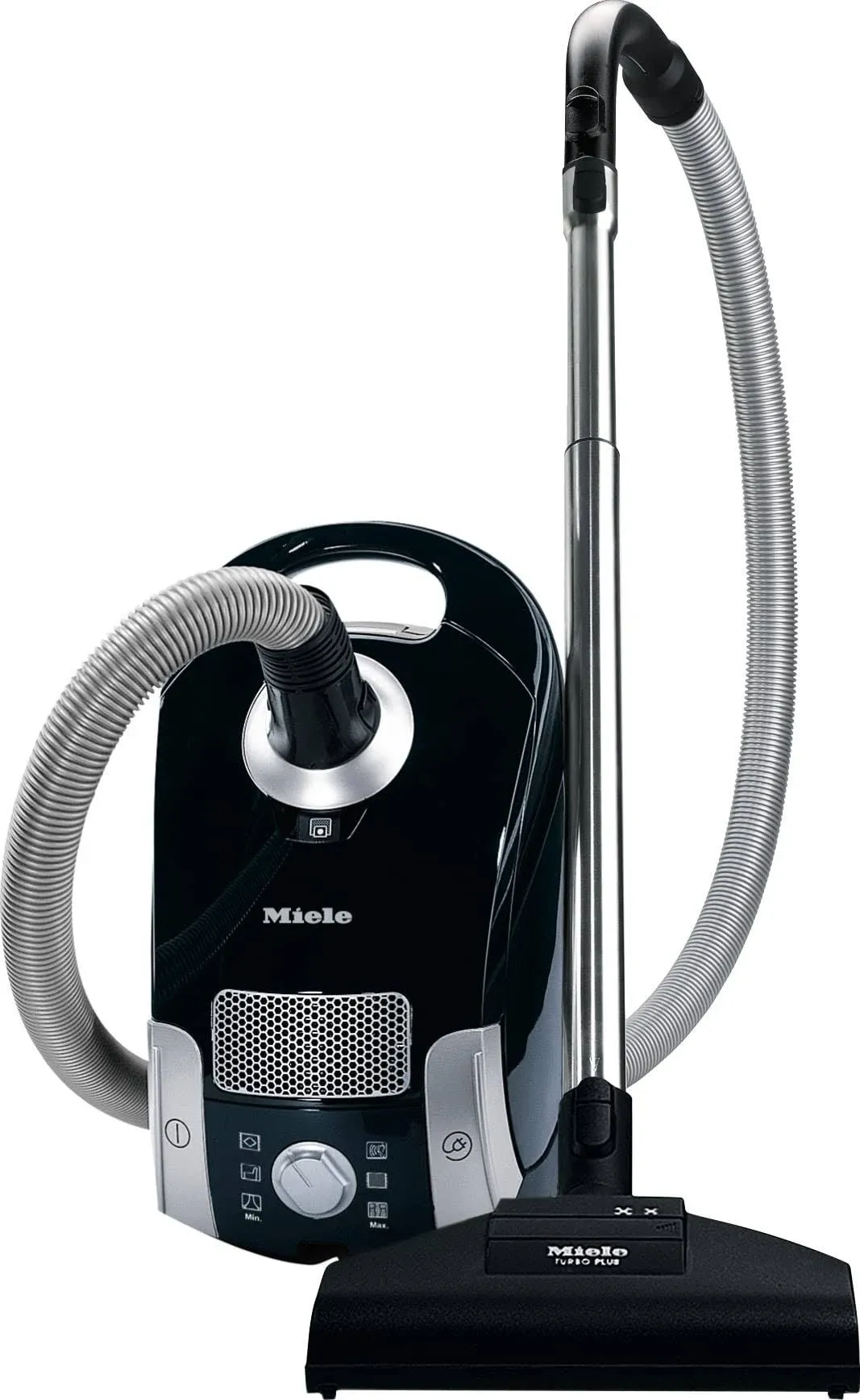 Miele Compact C1 Turbo Team Vacuum PowerLine- Obsidian Back