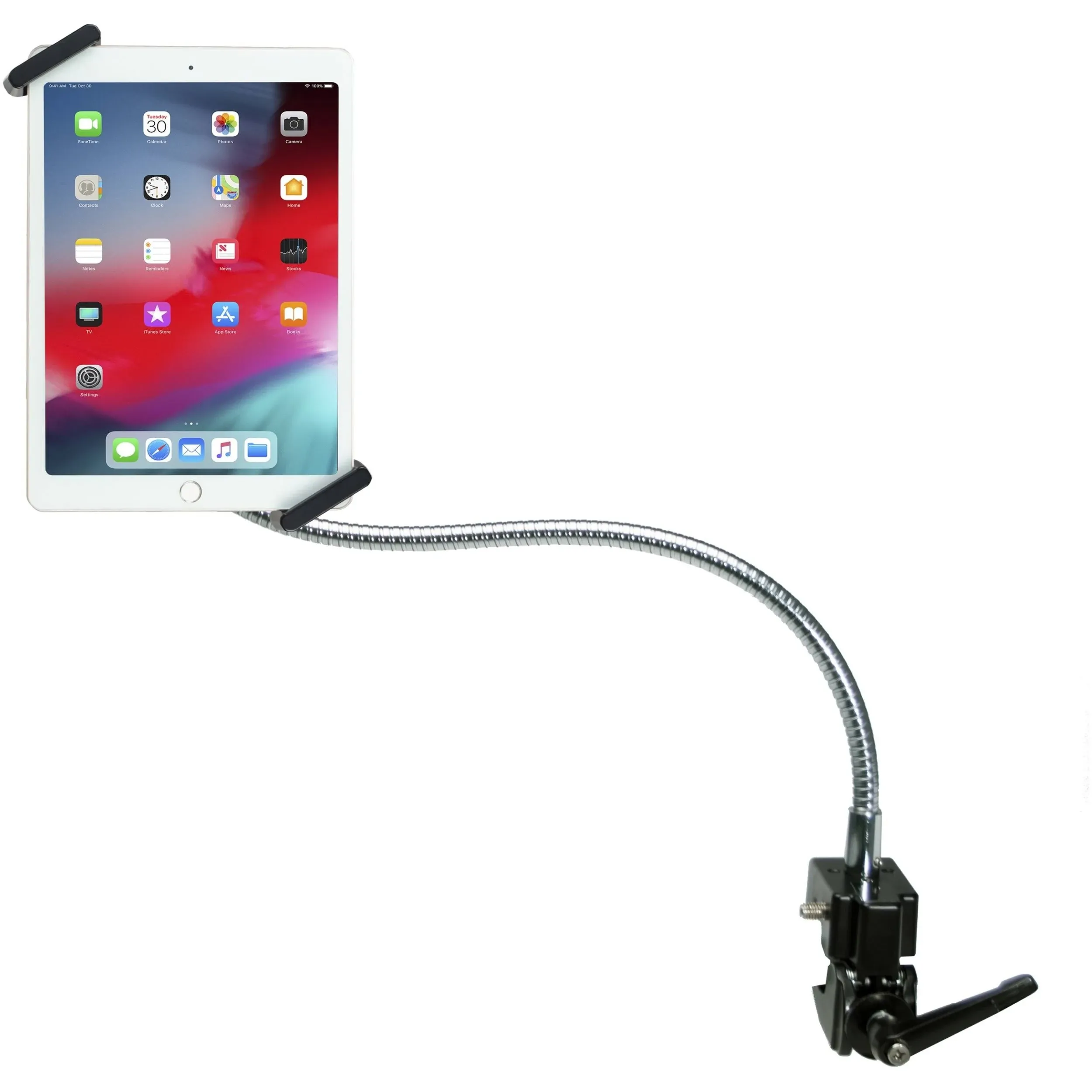 CTA Digital Pad-hgts Heavy-Duty Security Gooseneck Clamp Stand for...