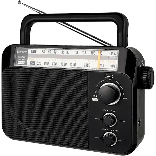 Radios Portable AM FM Plug in Wall Radio AM FM Transistor Radio with 3.5mm Jack