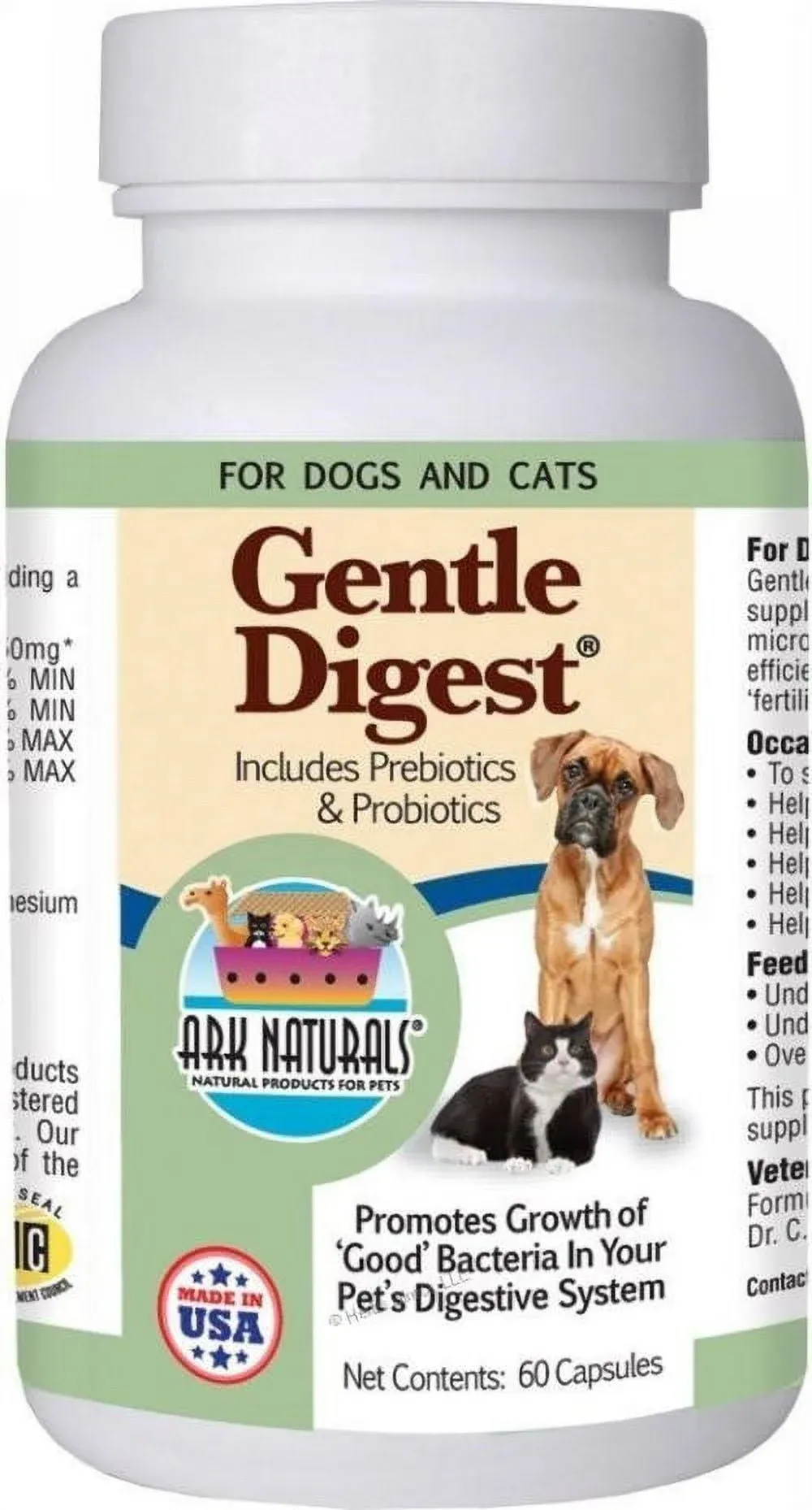 Ark Naturals Gentle Digest, Capsules - 60 capsules