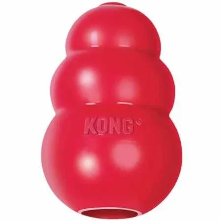 Classic KONG Hard Rubber Dental Dog Toys - XX-Large King, red