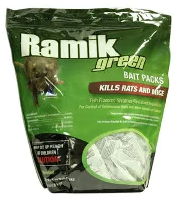 Neogen 116331 Ramik Mouse Killer, Solid, 1 Ounce, Pouch