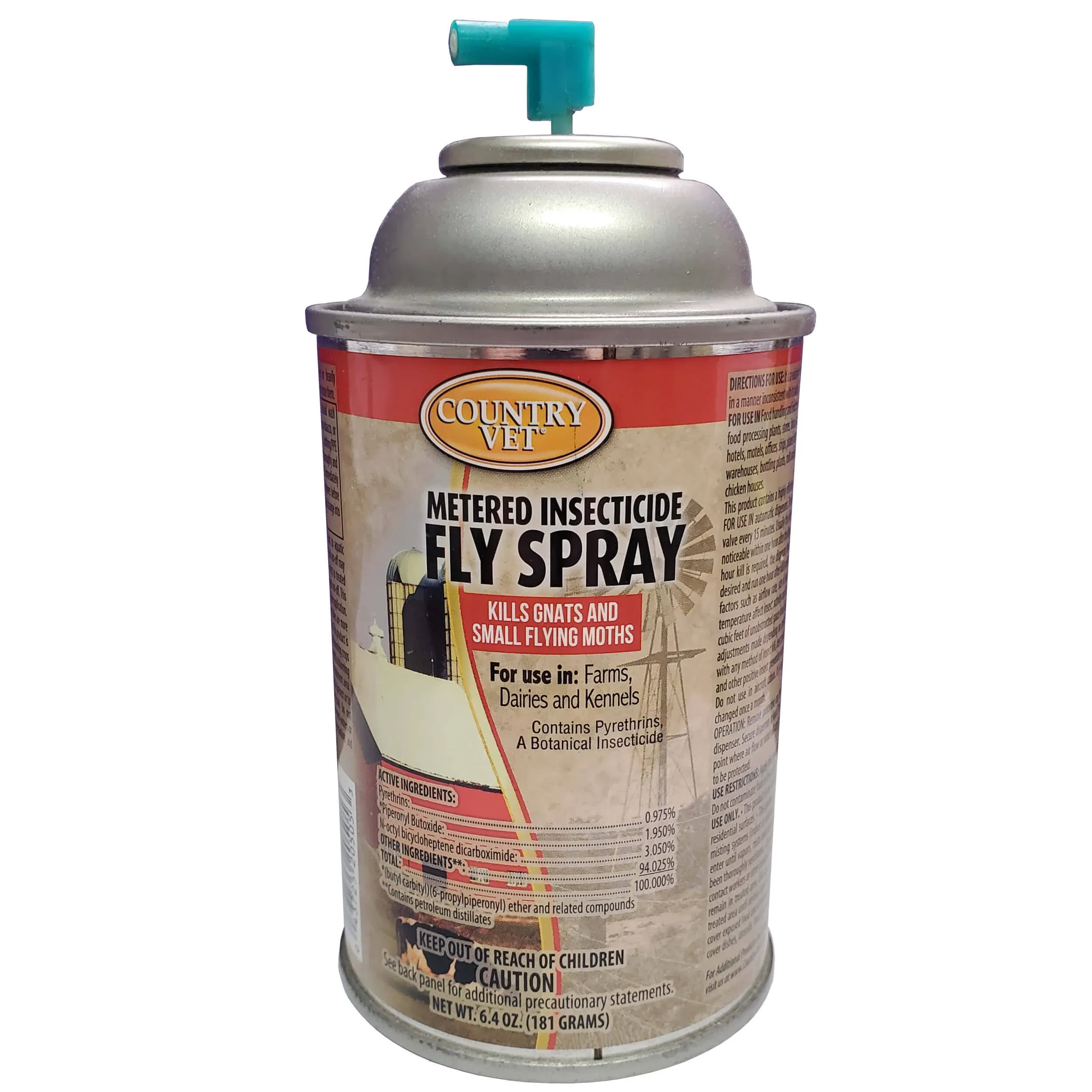 Zep 34-2050CVA Country Vet Metered Fly Control Spray, Refill, 30 Day Supply, Brown/A