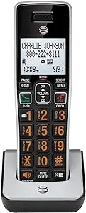 AT&T CL80113 DECT 6.0 Accessory Handset with Caller ID and Call Waiting, Black