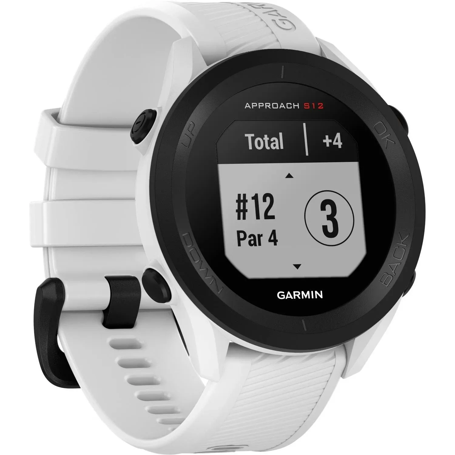 Garmin Approach S12 GPS Golf Watch (White)