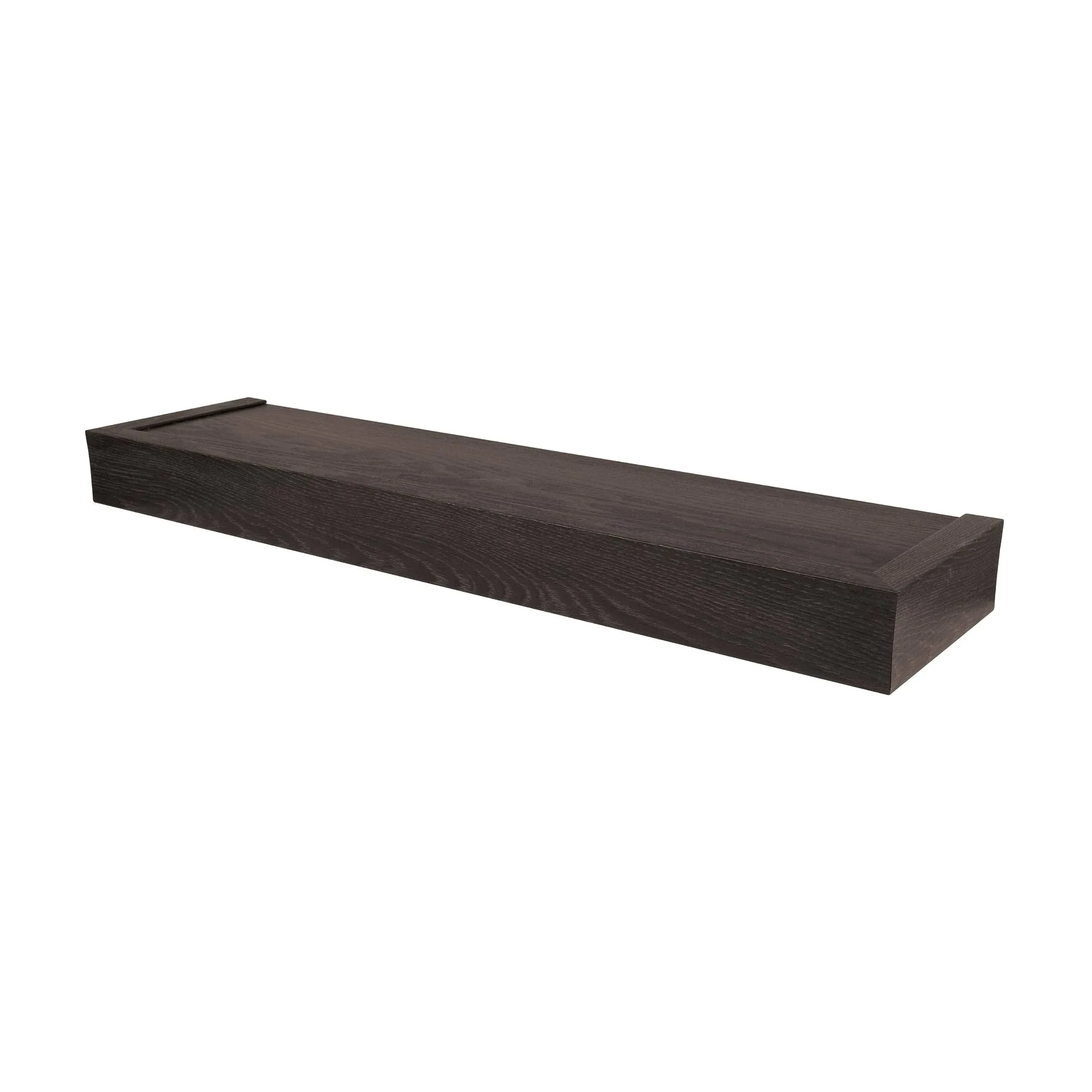 Hillman - 515609 - 2.5 in. H x 24 in. W x 6 in. D Espresso Plastic Floating Shelf