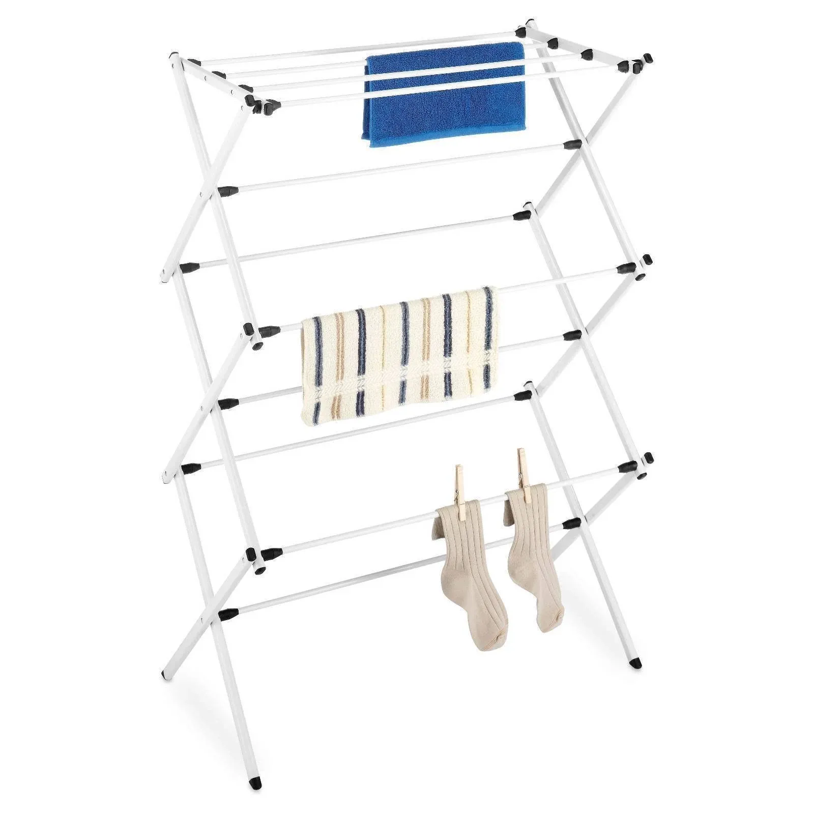 Whitmor Folding Drying Rack - White