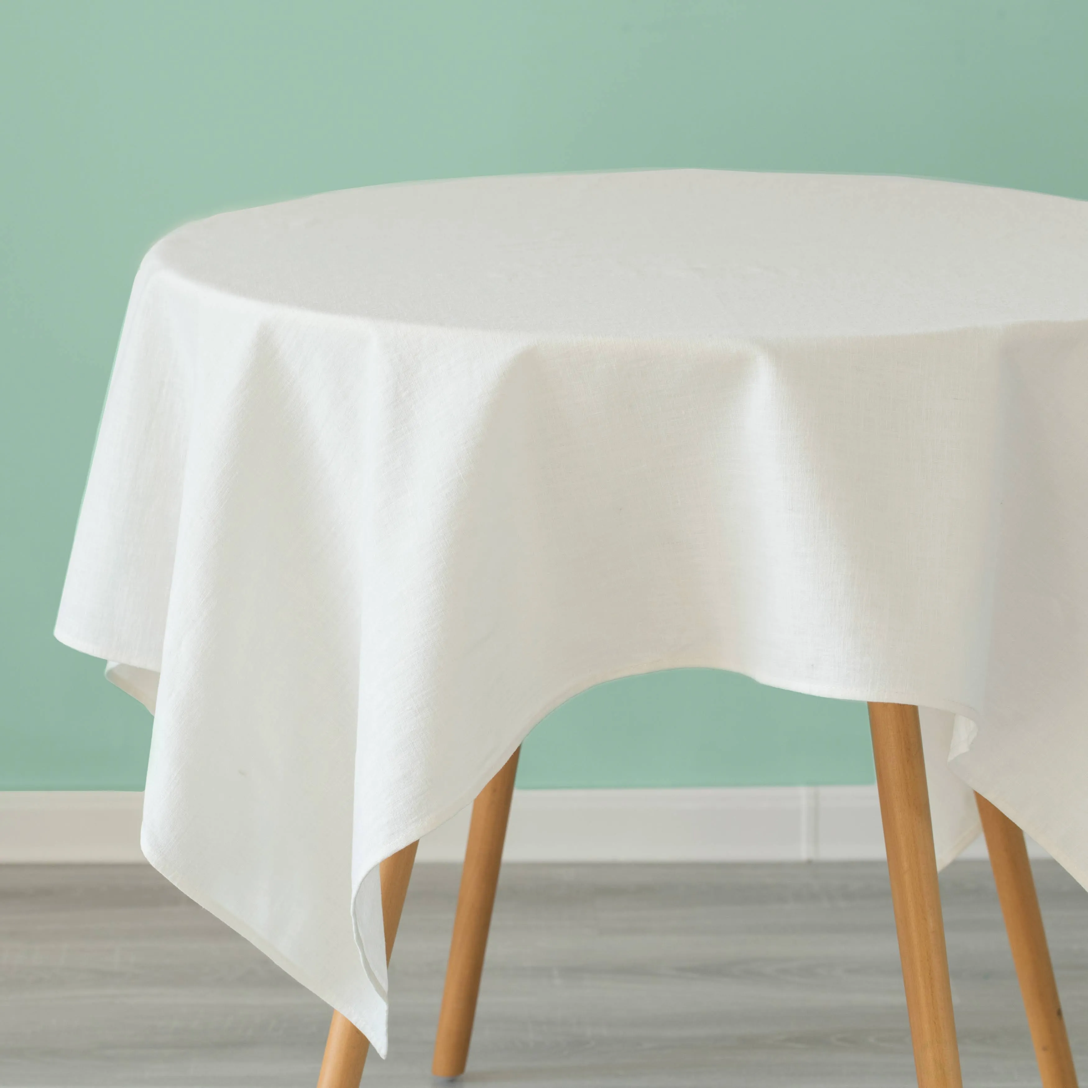 Deerlux 100% Pure Linen Washable Tablecloth