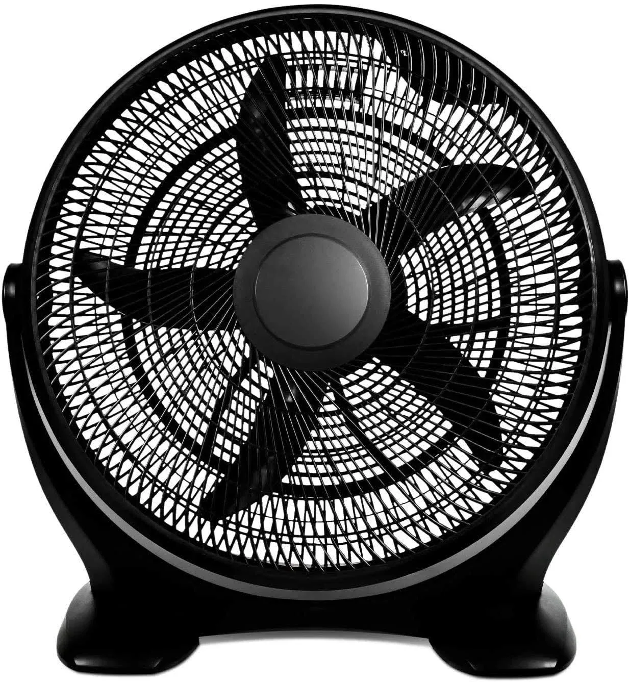 Simple Deluxe 20 inch 3-Speed Plastic Floor Fans Quiet for Home Commercial ...