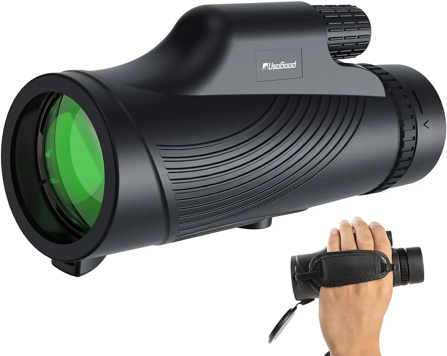 Monocular  Telescope , 10x42 Monoculars for Adults, Usogood Compact Portable ...