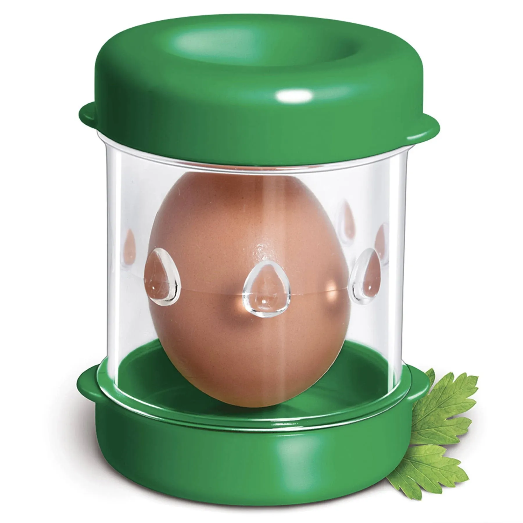 The Negg - Boiled Egg Peeler Green